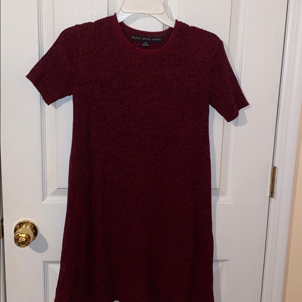 Red T-shirt Dress